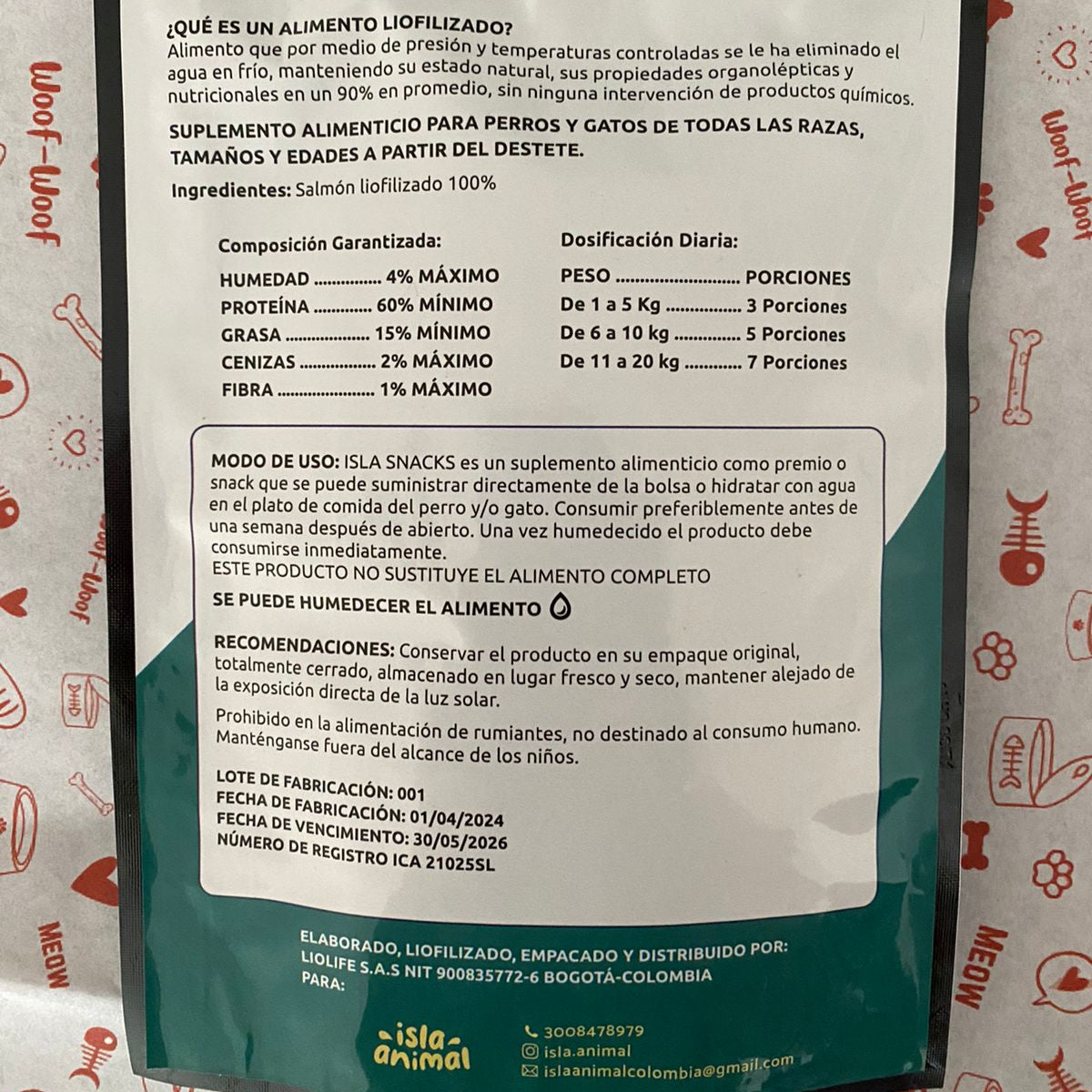 Isla Snacks de Salmón